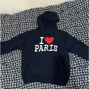 I love Paris hoodie
